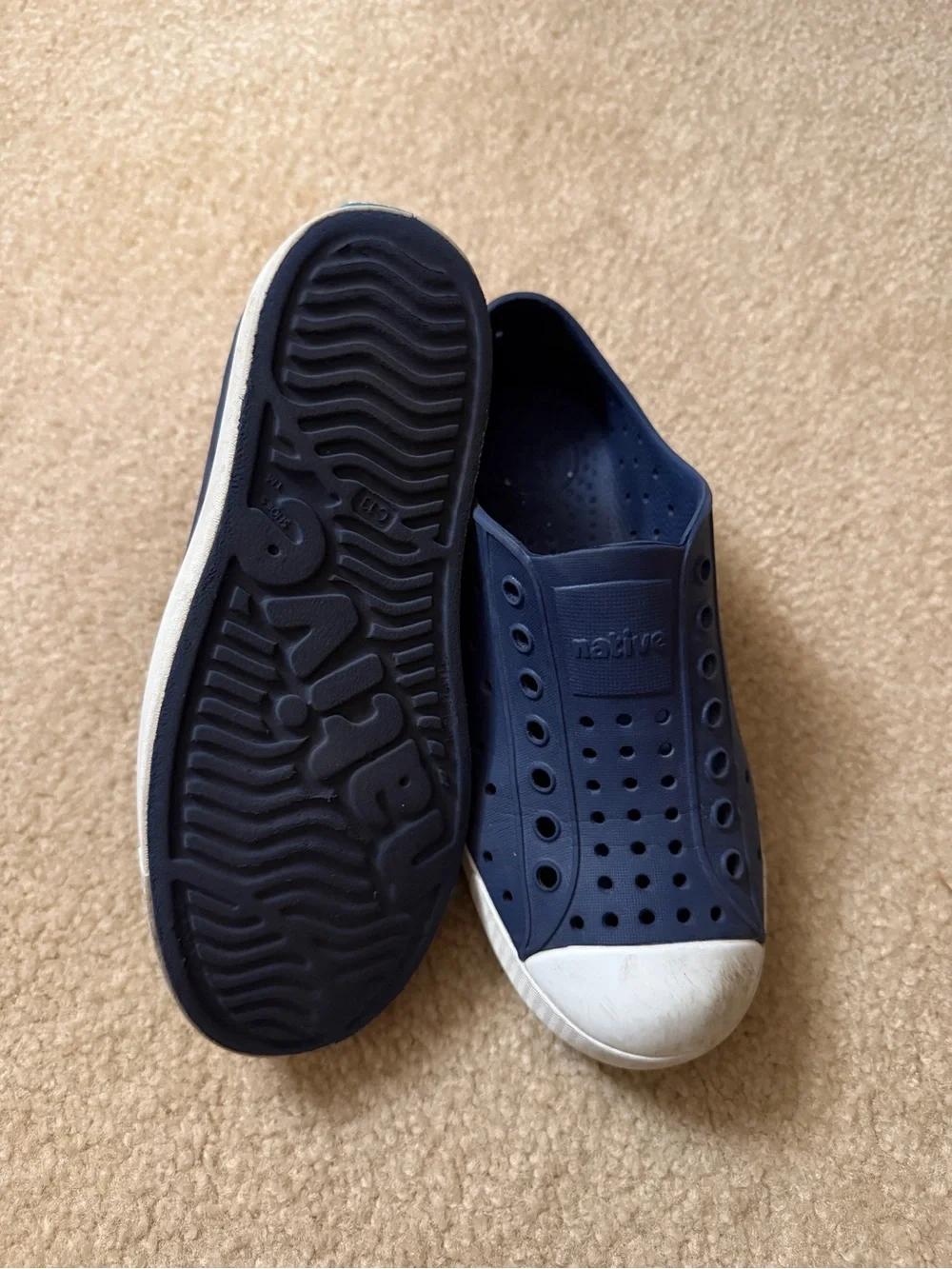 Native Shoes Kids Navy Blue Slip-On C13